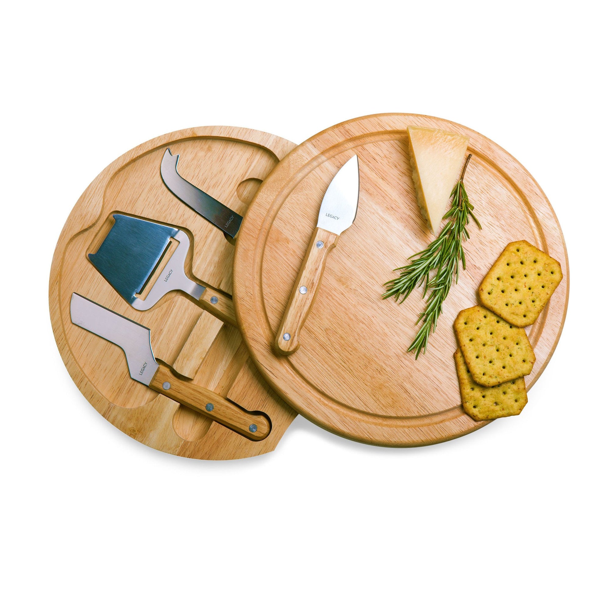 Picnic Time Circo Cheese Board and Tools Set - Set of 4