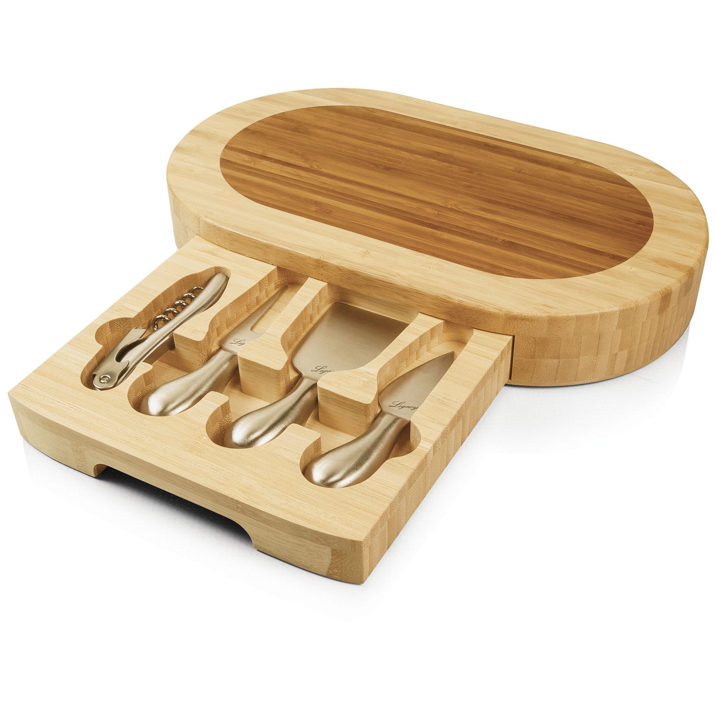 Picnic Time Formaggio Cheese Board and Tools Set - Set of 2