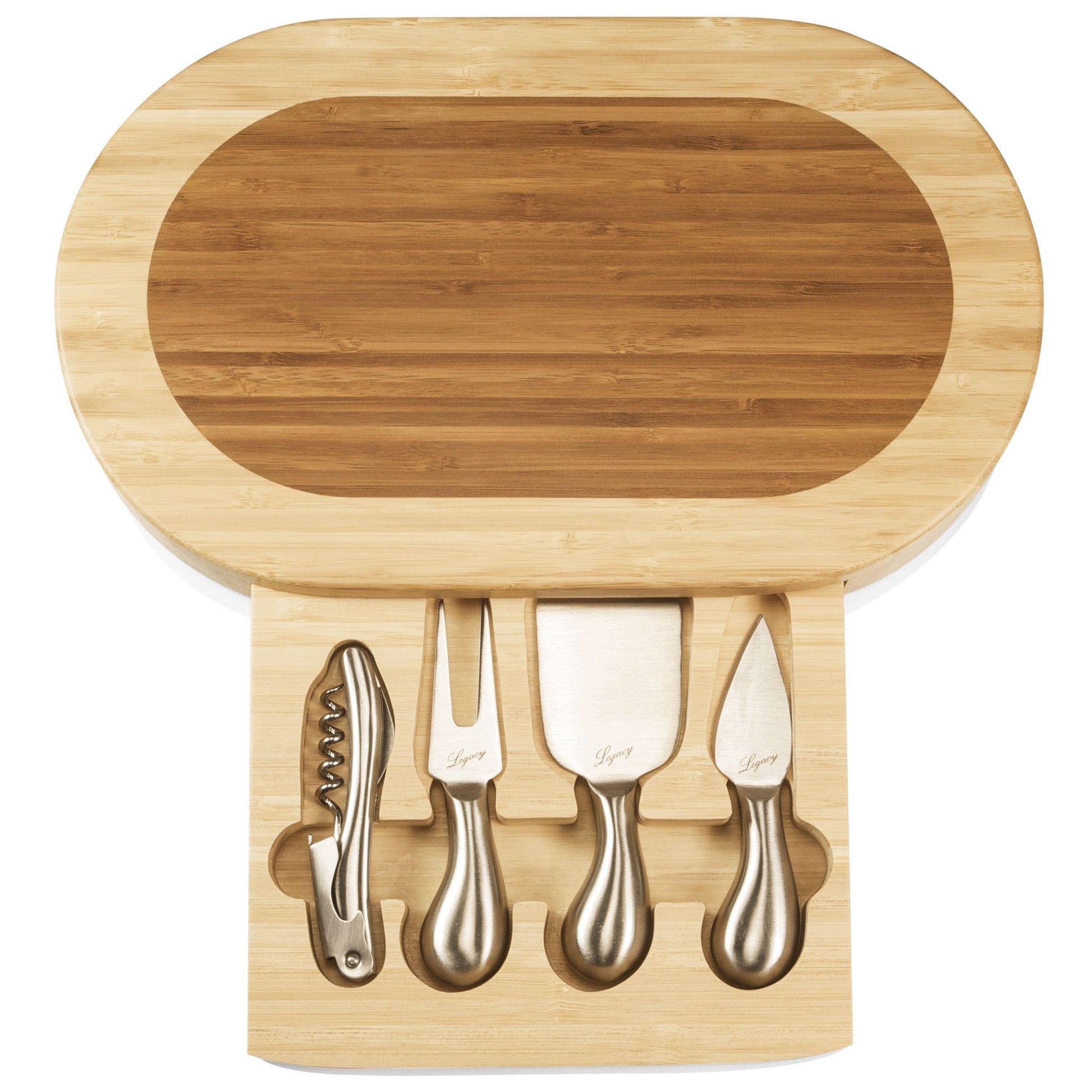 Picnic Time Formaggio Cheese Board and Tools Set - Set of 2