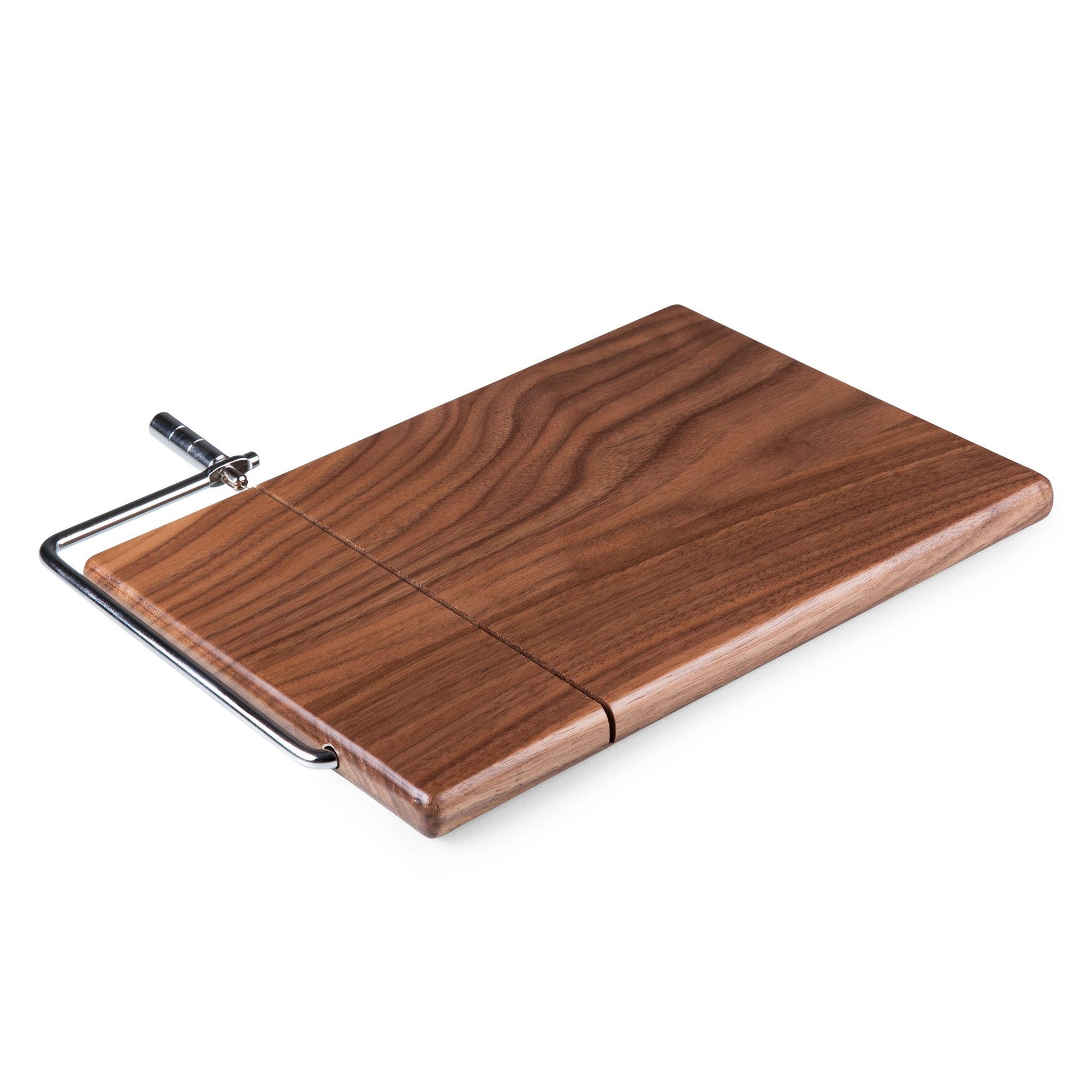 Picnic Time Meridian Black Walnut Cutting Board and Cheese Slicer - Set of 4