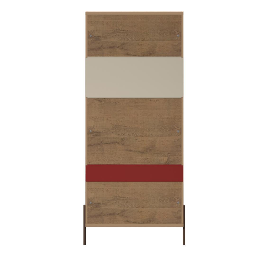 Manhattan Comfort Joy 8-Bottle Wine Cabinet with 4 Shelves