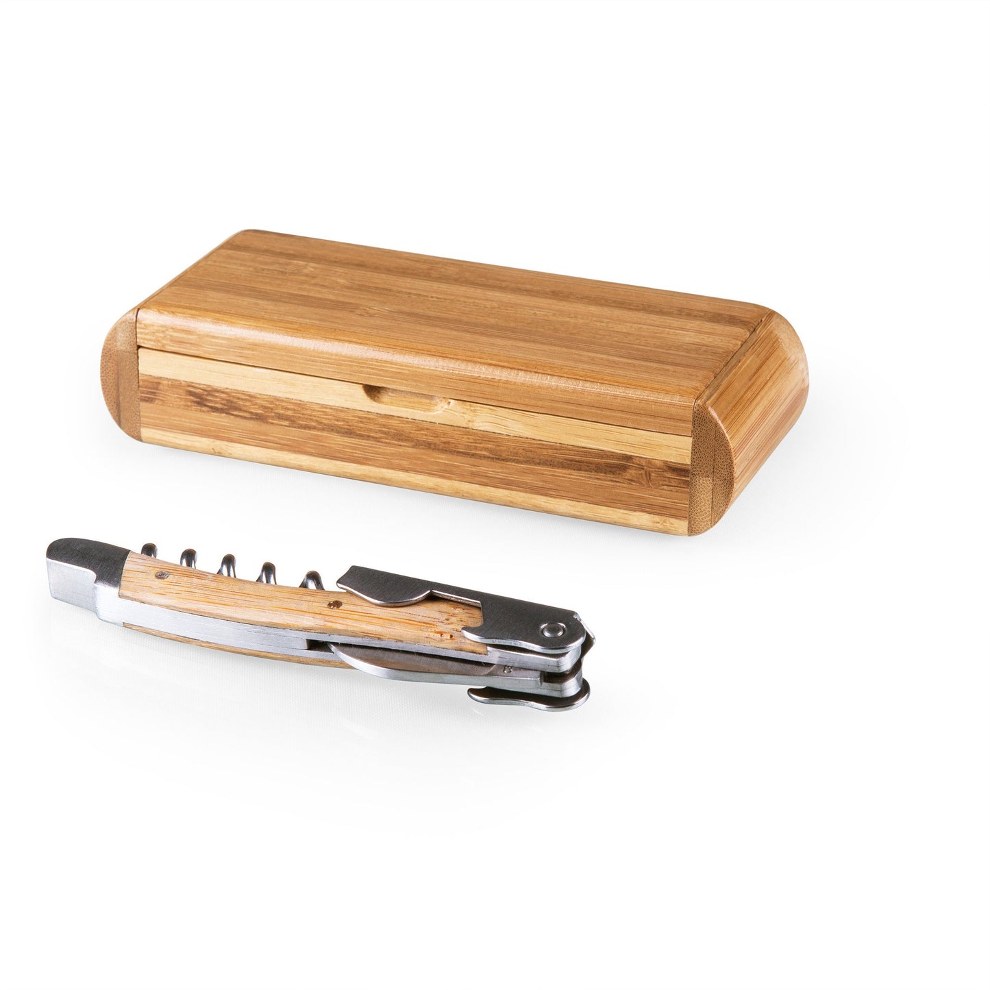 Picnic Time Elan Corkscrew in Bamboo Box - Set of 4