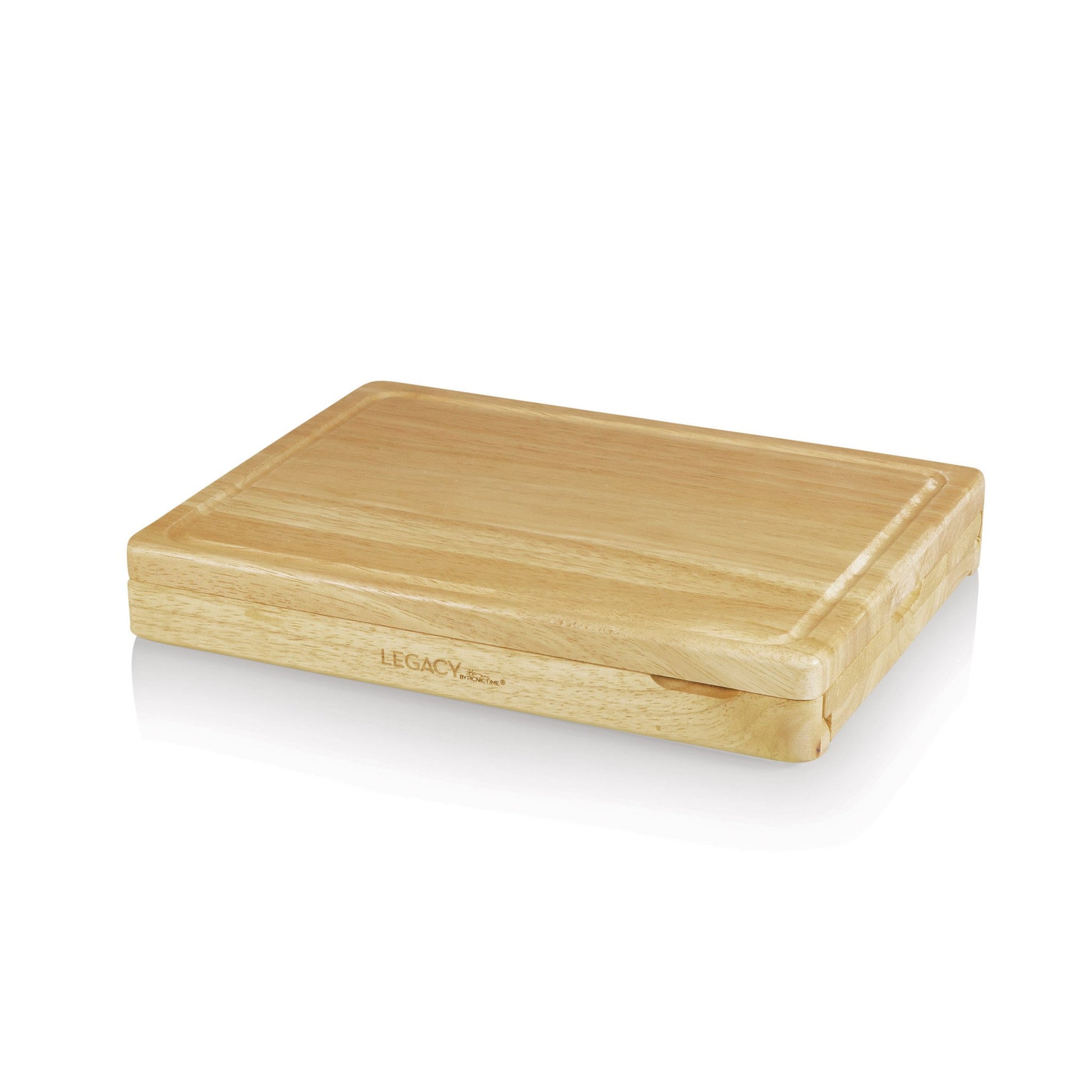 Picnic Time Asiago Folding Cutting Board and Cheese Tools Set - Set of 2