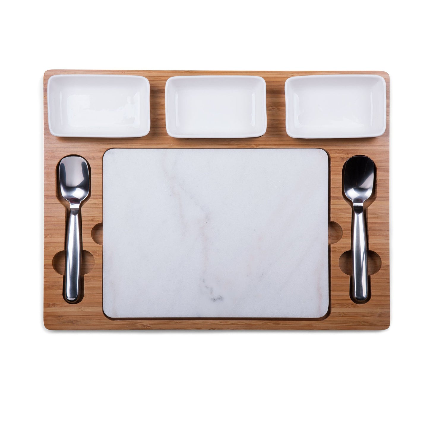 Picnic Time Parlor Ice Cream Mixing Set - Set of 2