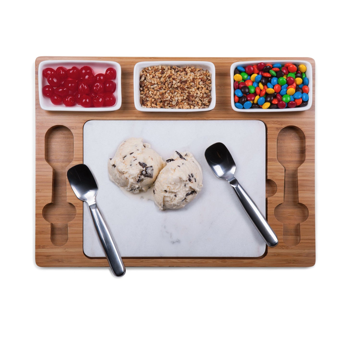 Picnic Time Parlor Ice Cream Mixing Set - Set of 2