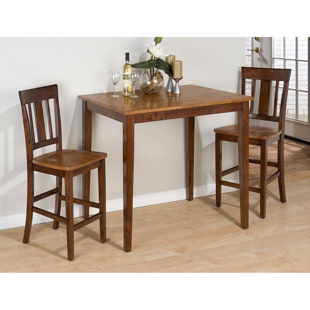 Jofran Kura Espresso/Canyon Gold Counter Height Table
