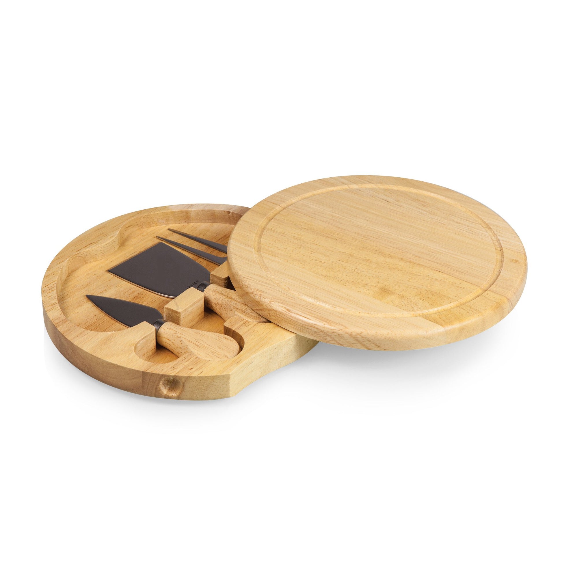 Picnic Time Brie Cheese Board and Tools Set - Set of 4