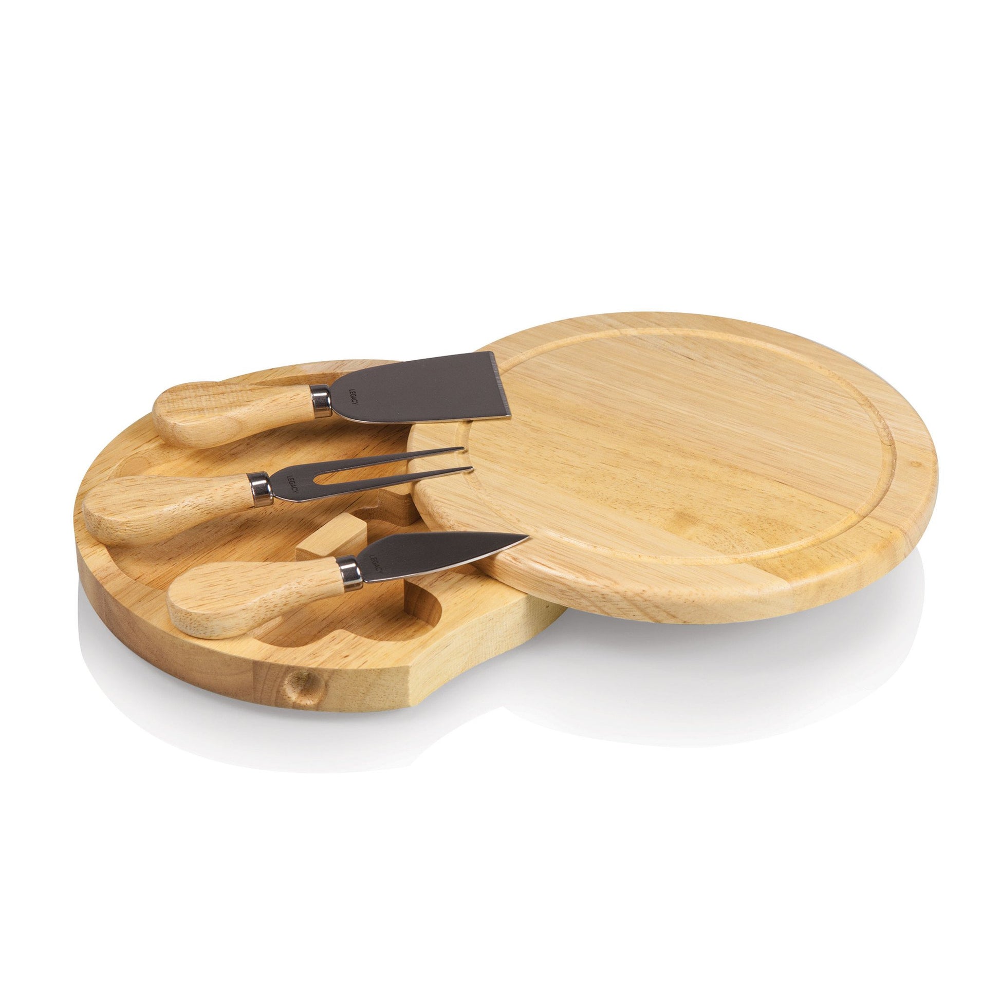 Picnic Time Brie Cheese Board and Tools Set - Set of 4