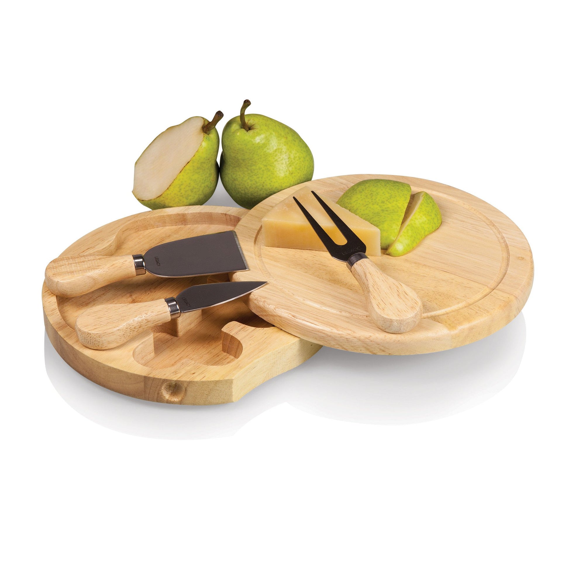 Picnic Time Brie Cheese Board and Tools Set - Set of 4