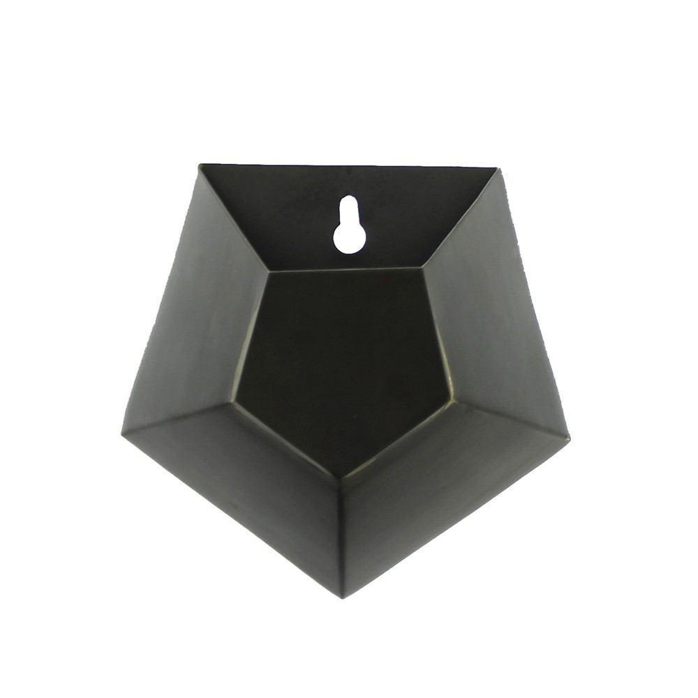 HomArt Hexagonal Iron Wall Vase - Single - Set of 4