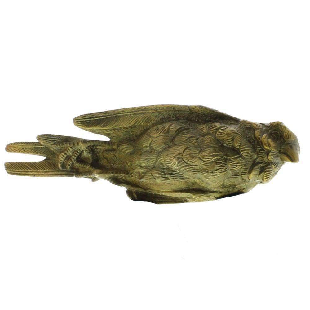 HomArt Still Bird Brass Paperweight - Antique Brass