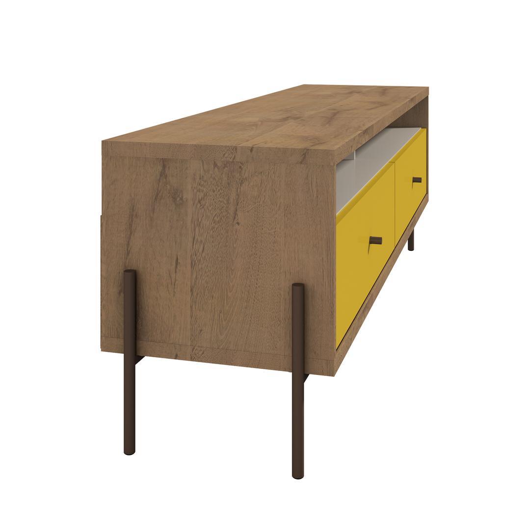 Manhattan Comfort Joy 59" TV Stand with 2 Full Extension Drawers