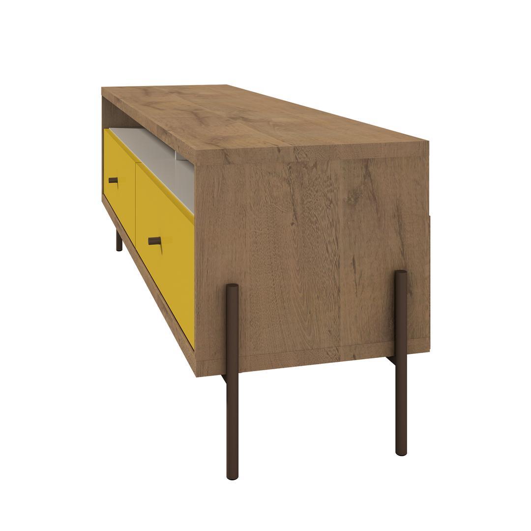 Manhattan Comfort Joy 59" TV Stand with 2 Full Extension Drawers