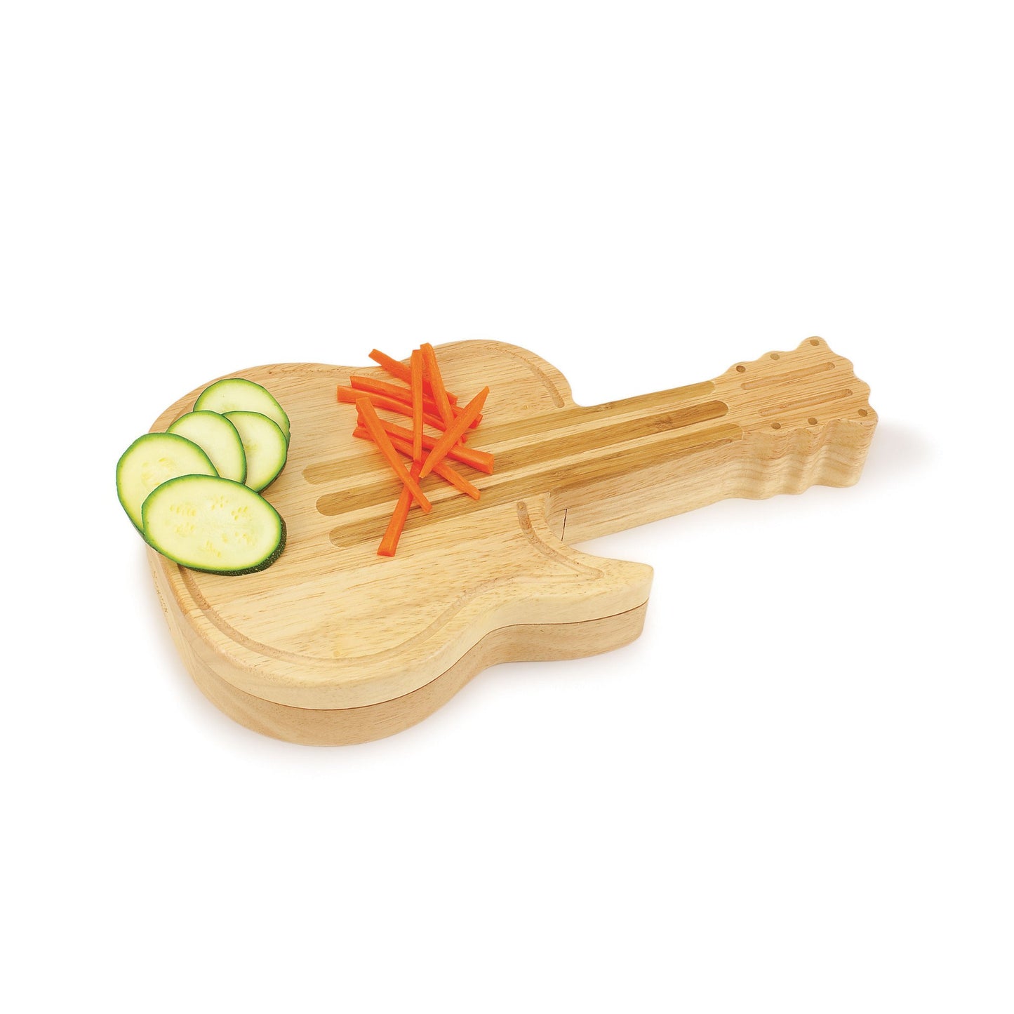 Picnic Time Guitar Cheese Board and Tools Set - Set of 2