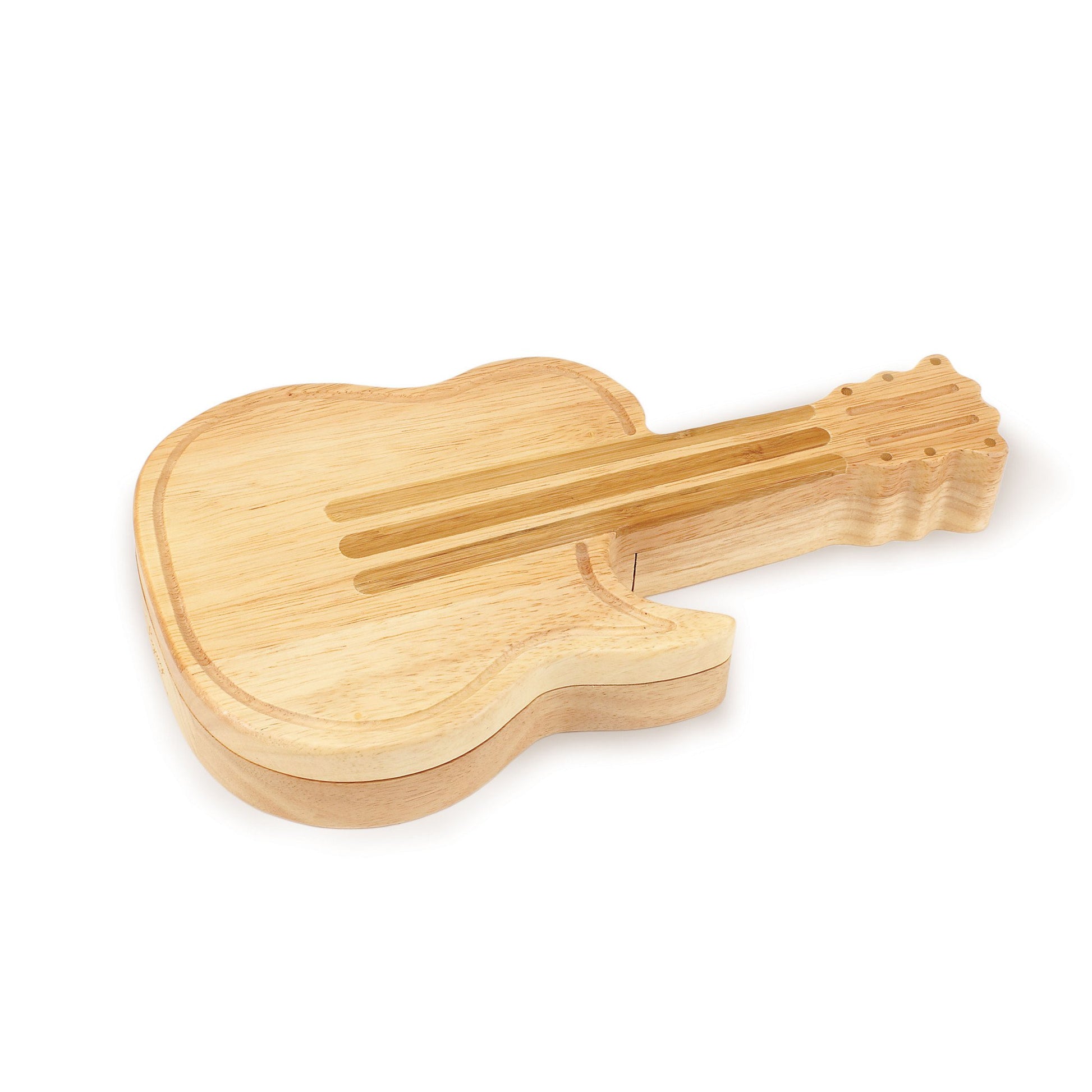Picnic Time Guitar Cheese Board and Tools Set - Set of 2