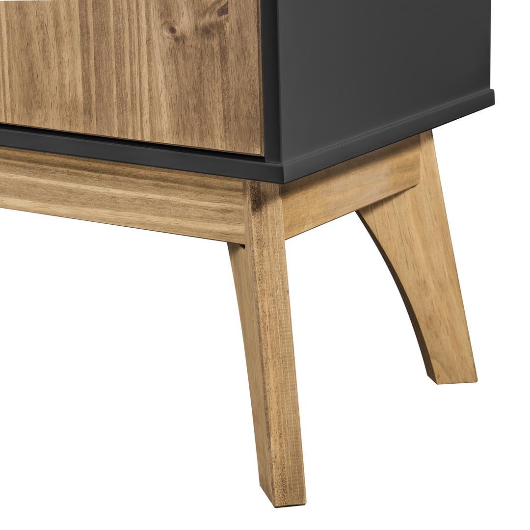 Manhattan Comfort Rustic Mid-Century Modern Jackie 43.3" TV Stand