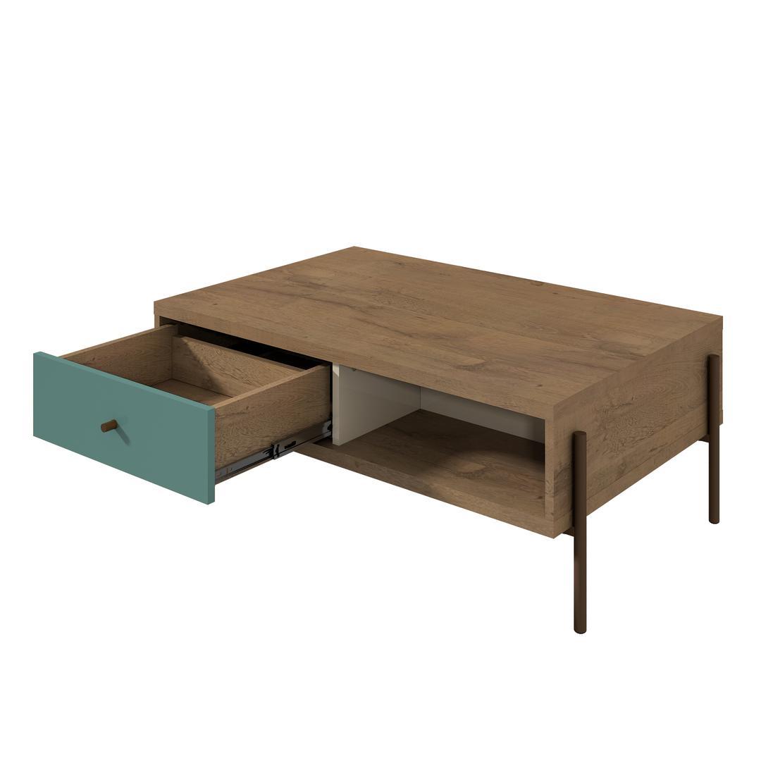 Manhattan Comfort Joy Double-sided 2-Drawer End Table