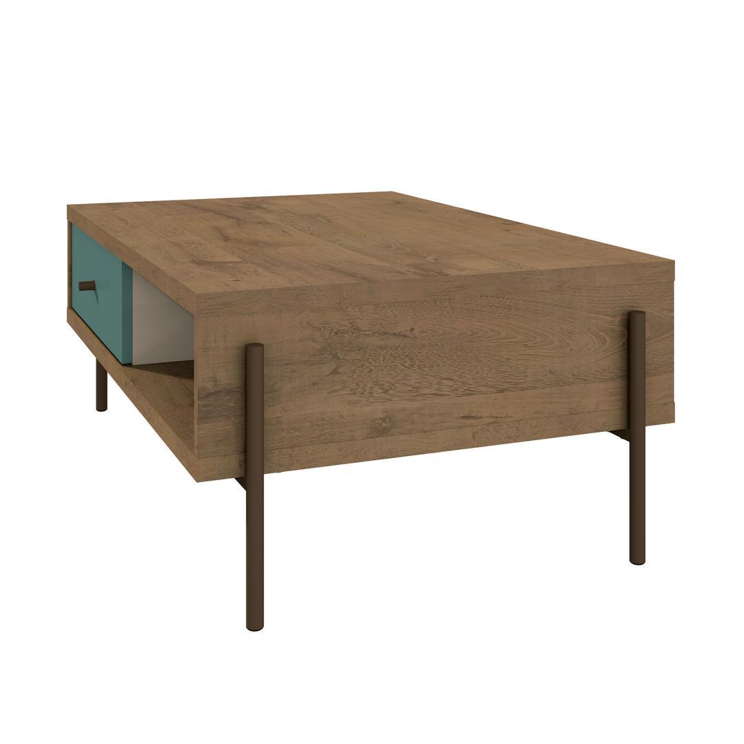 Manhattan Comfort Joy Double-sided 2-Drawer End Table