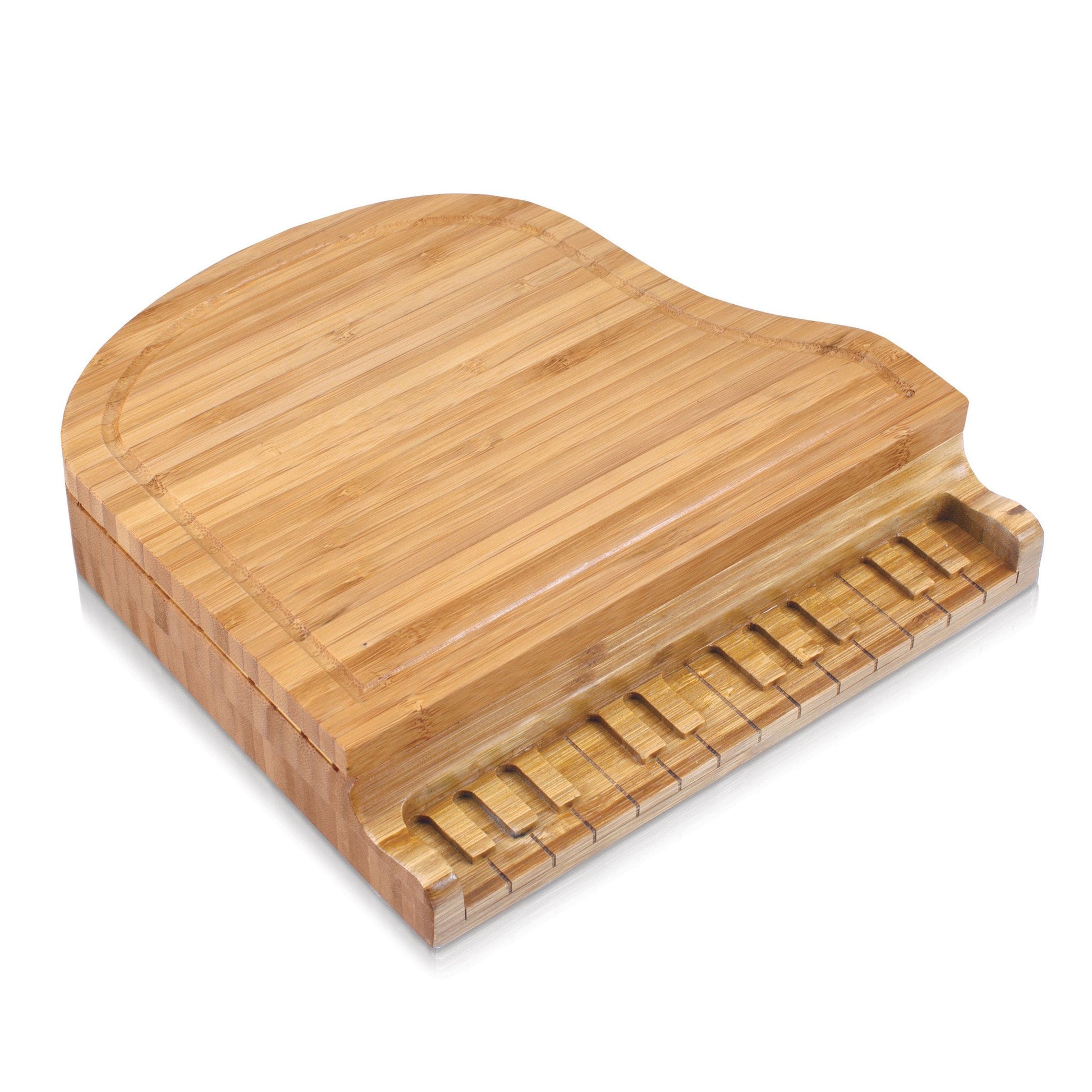 Picnic Time Piano Cheese Board and Tools Set - Set of 2