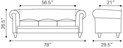 Zuo Aristocrat Sofa