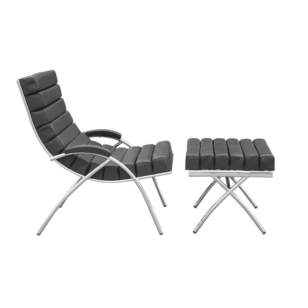 Fine Mod Imports Classic Chair & Ottoman