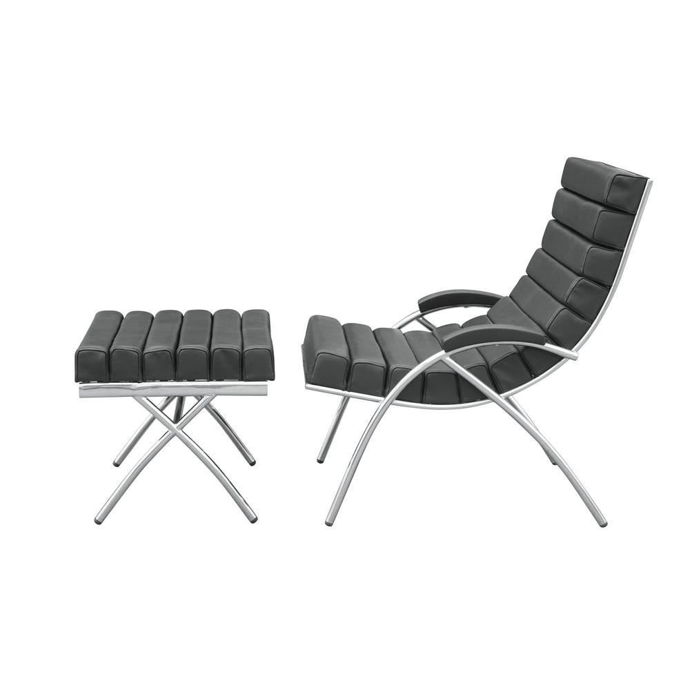 Fine Mod Imports Classic Chair & Ottoman