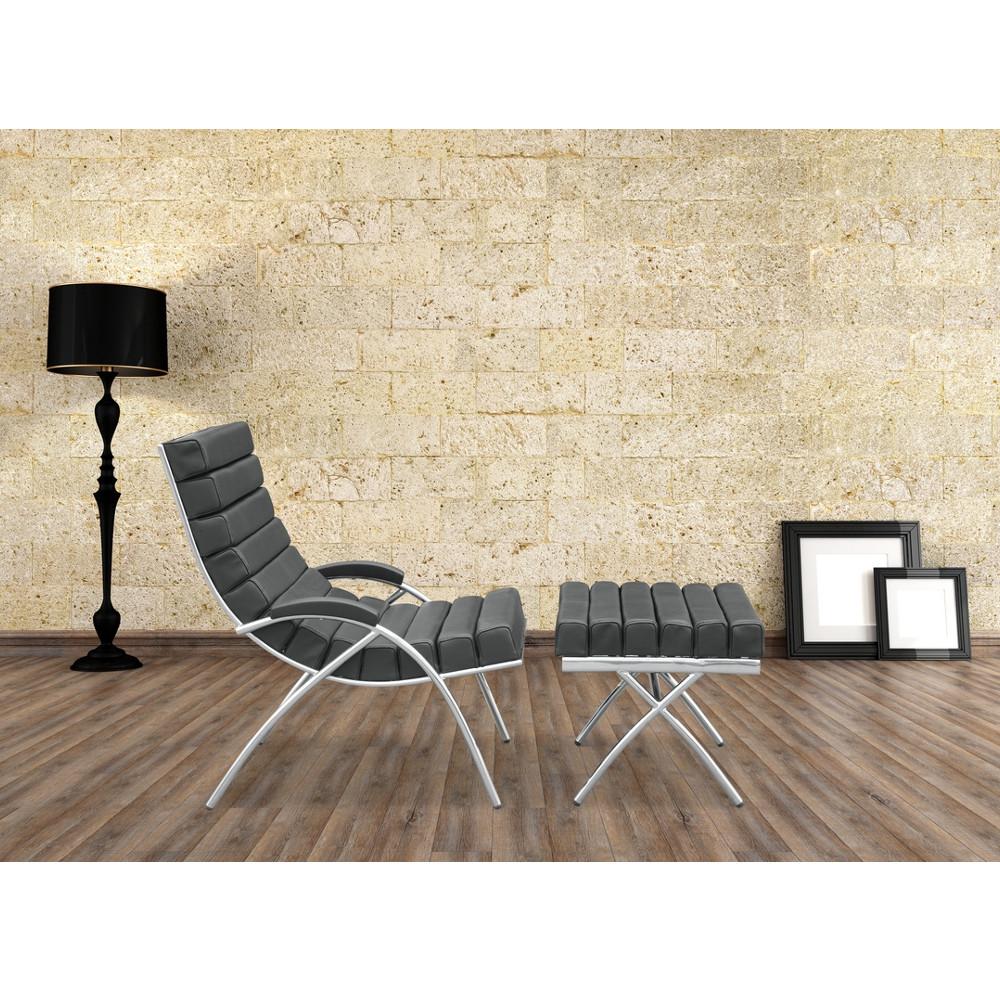 Fine Mod Imports Classic Chair & Ottoman