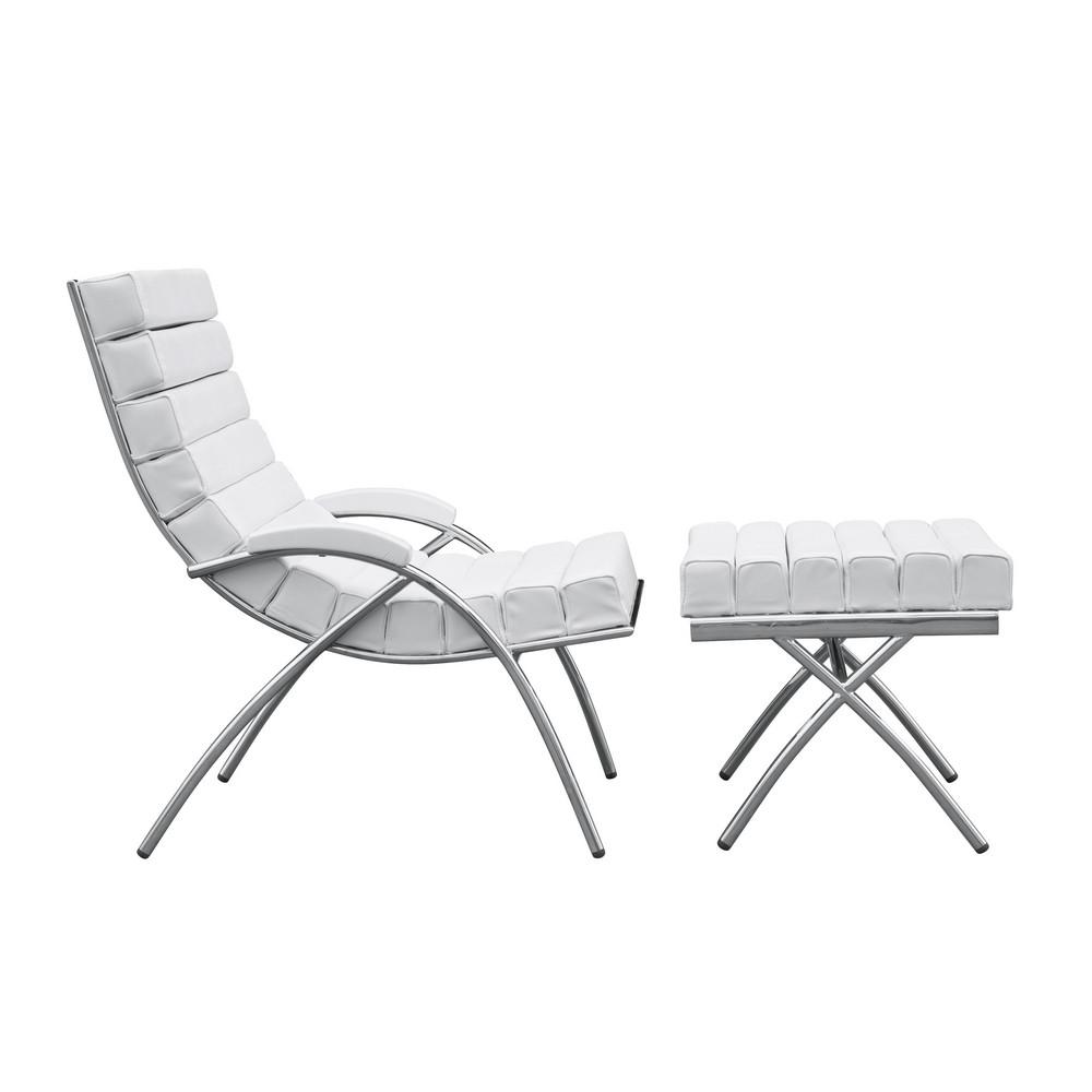 Fine Mod Imports Classic Chair & Ottoman
