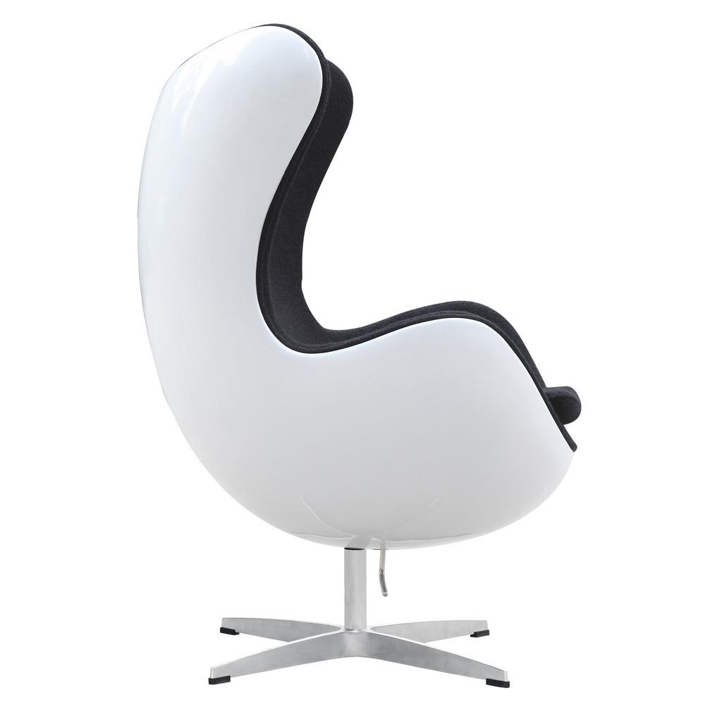Fine Mod Imports Fiesta Fiberglass Chair In Wool
