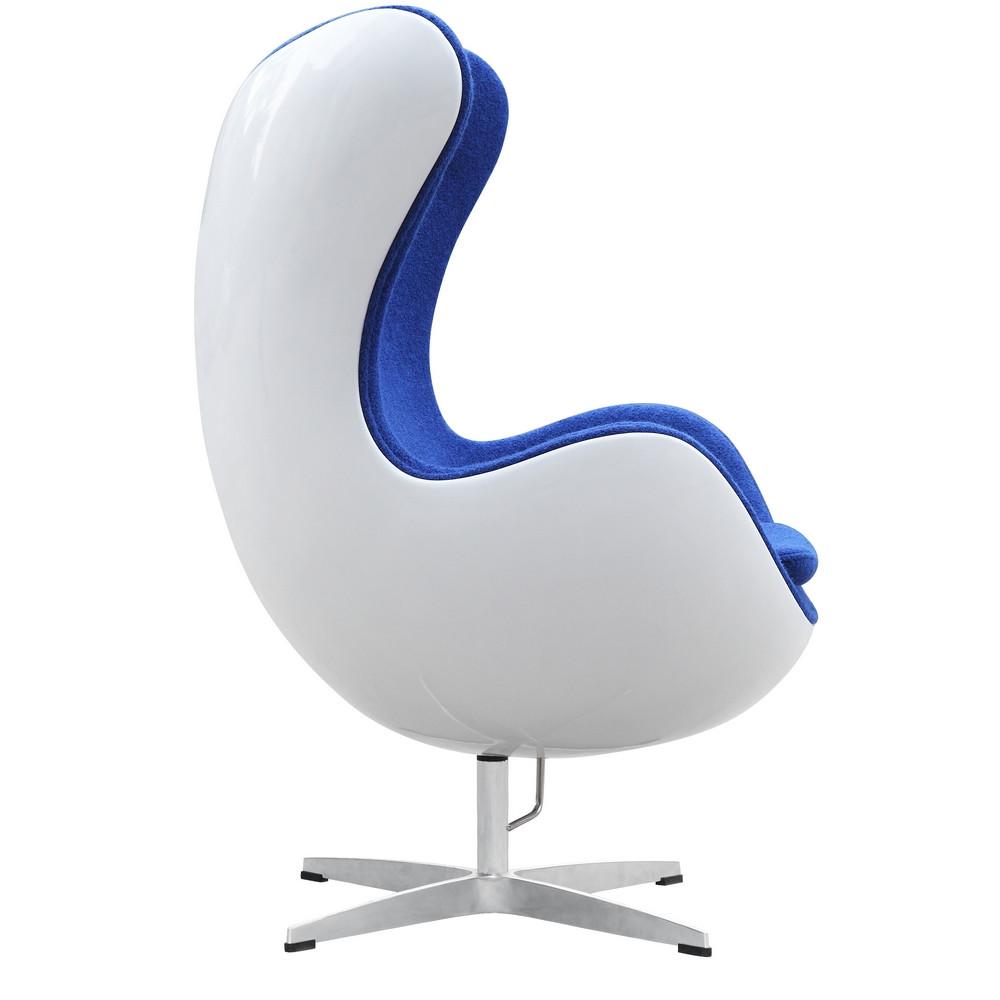 Fine Mod Imports Fiesta Fiberglass Chair In Wool