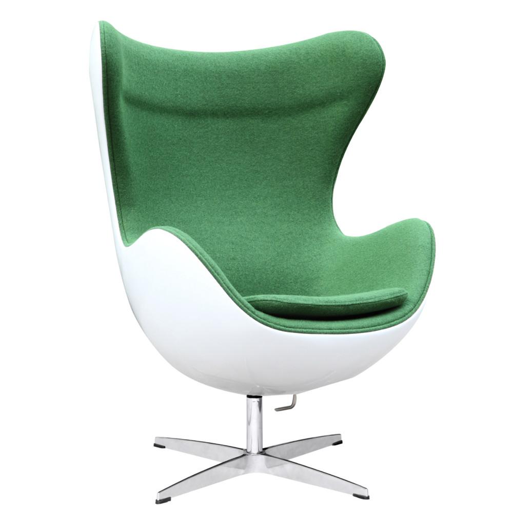 Fine Mod Imports Fiesta Fiberglass Chair In Wool