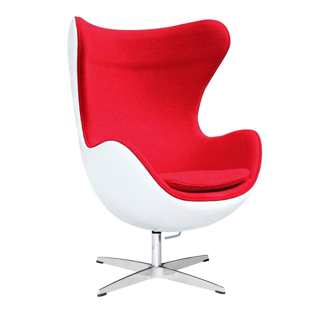 Fine Mod Imports Fiesta Fiberglass Chair In Wool