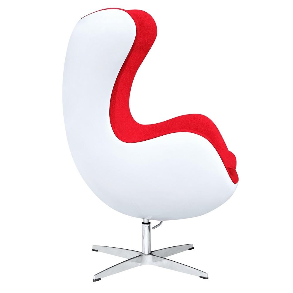 Fine Mod Imports Fiesta Fiberglass Chair In Wool