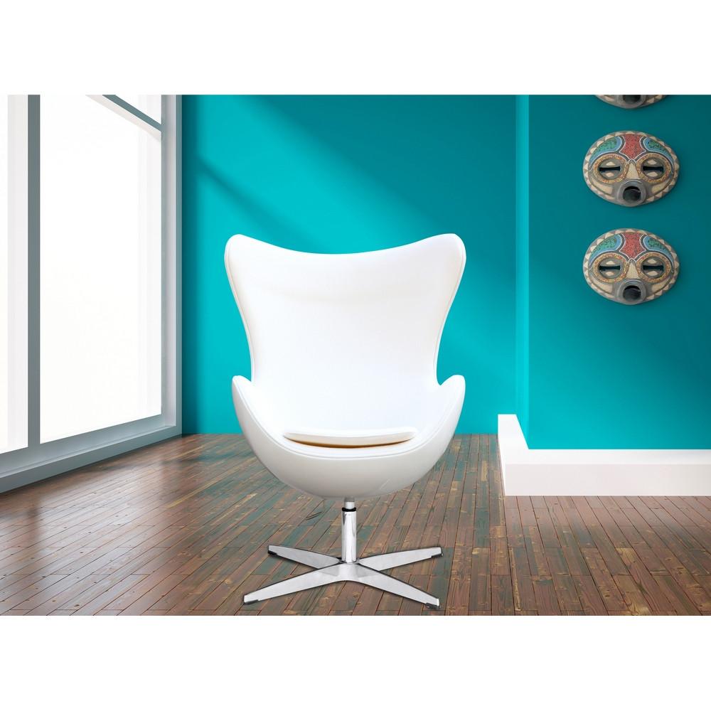 Fine Mod Imports Fiesta Fiberglass Chair In Wool