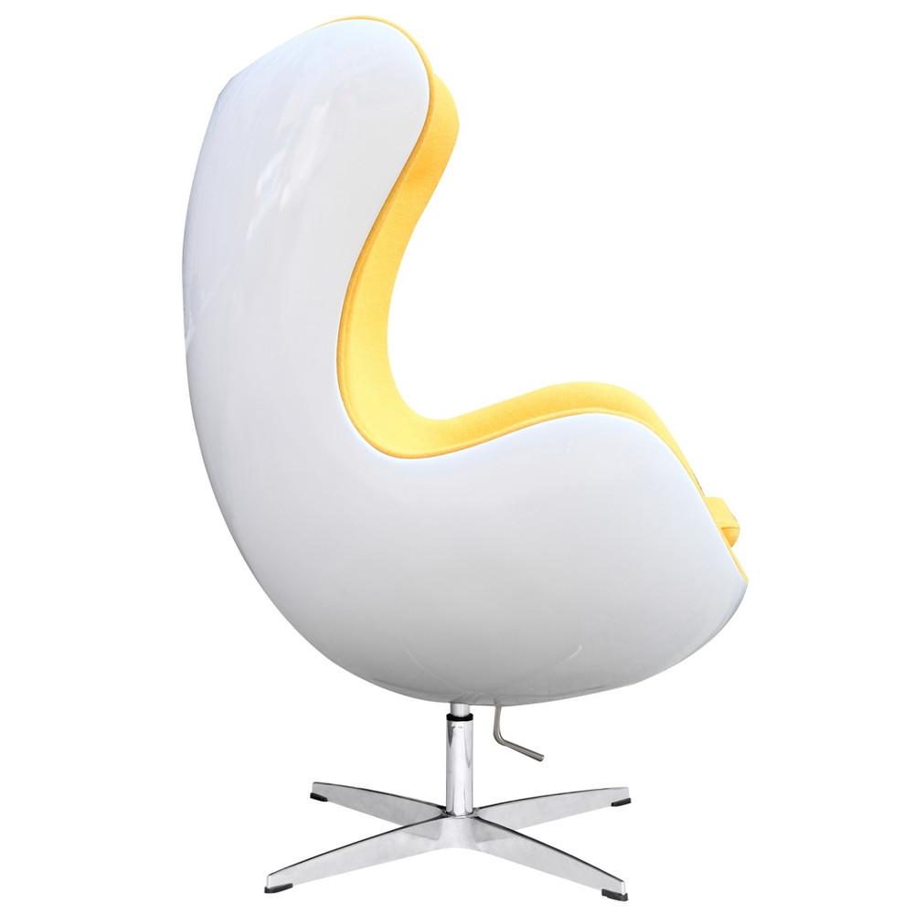 Fine Mod Imports Fiesta Fiberglass Chair In Wool