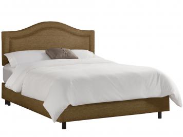 Skyline Furniture Twin Inset Nail Button Bed