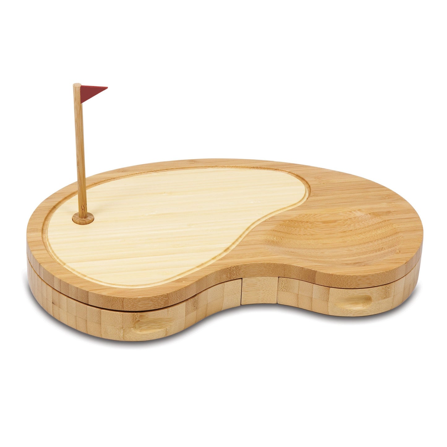 Picnic Time Sand Trap Cheese Board and Tools Set - Set of 2