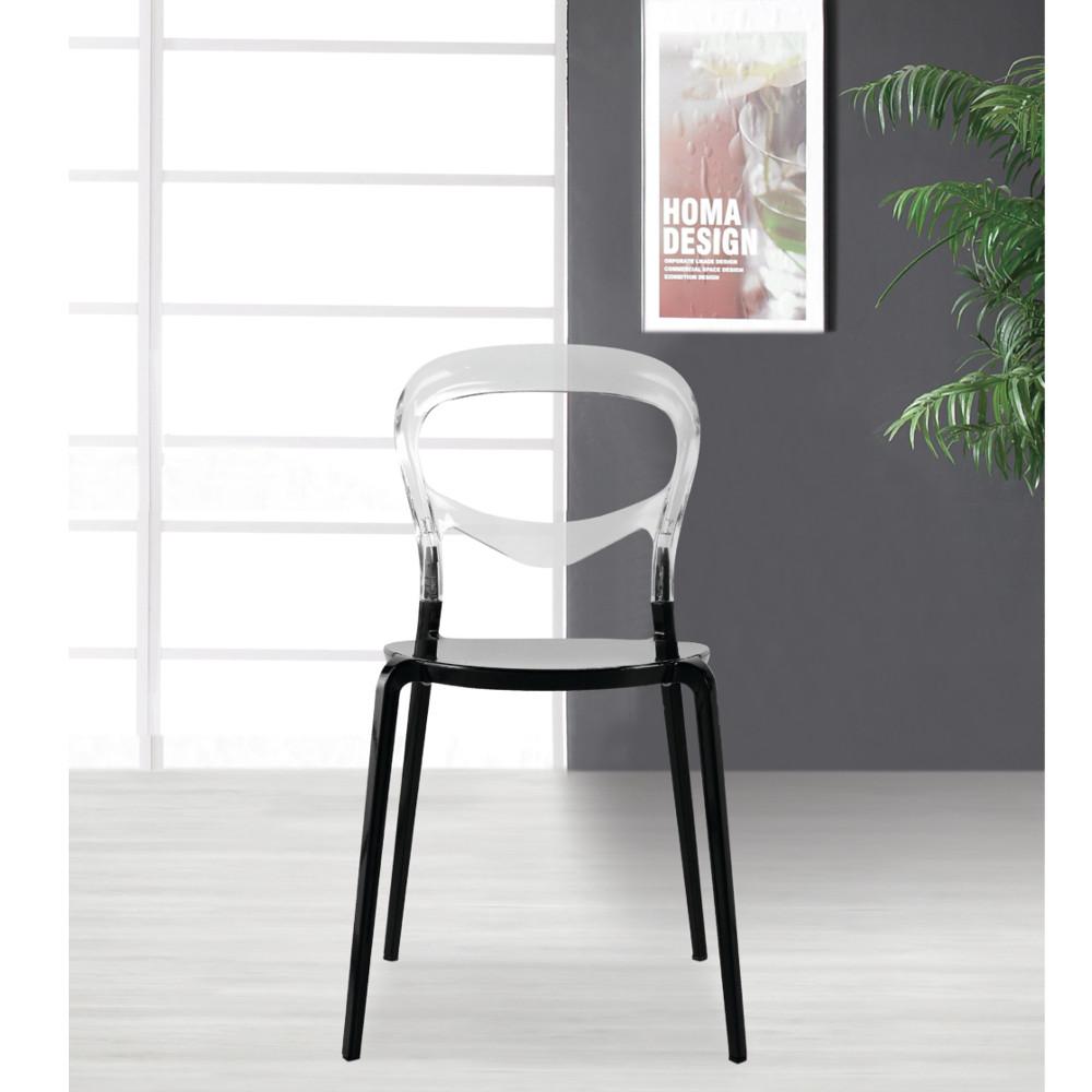 Fine Mod Imports Evo Acrylic Dining Side Chair