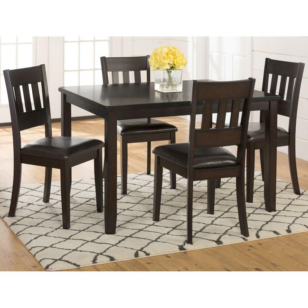 Jofran Dark Rustic Prairie 5-Pack Table and 4 Chairs