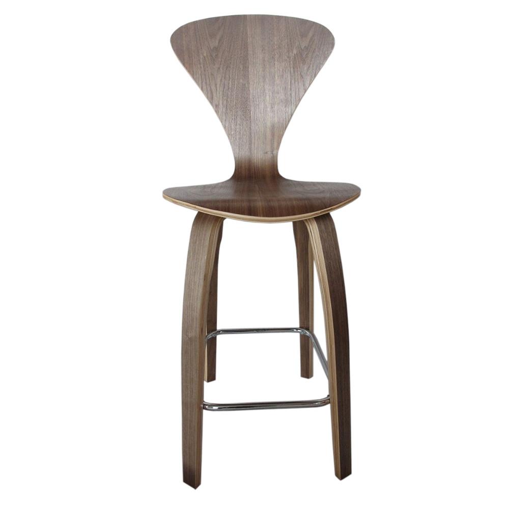 Fine Mod Imports Wooden Bar Chair 30"