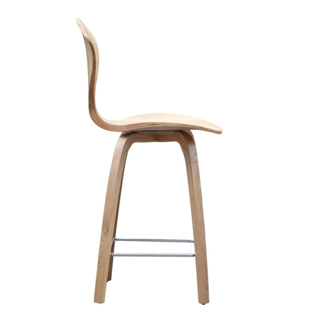 Fine Mod Imports Wooden Counter Chair 25"