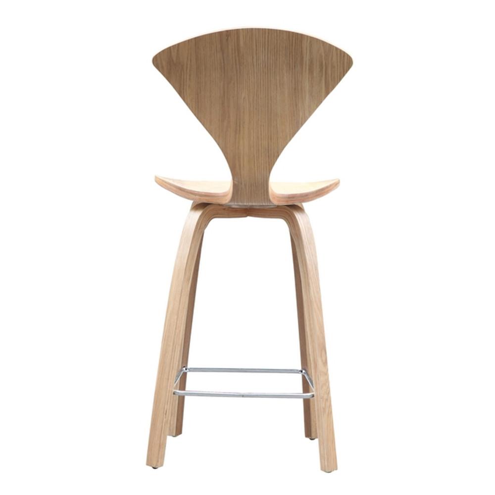 Fine Mod Imports Wooden Counter Chair 25"
