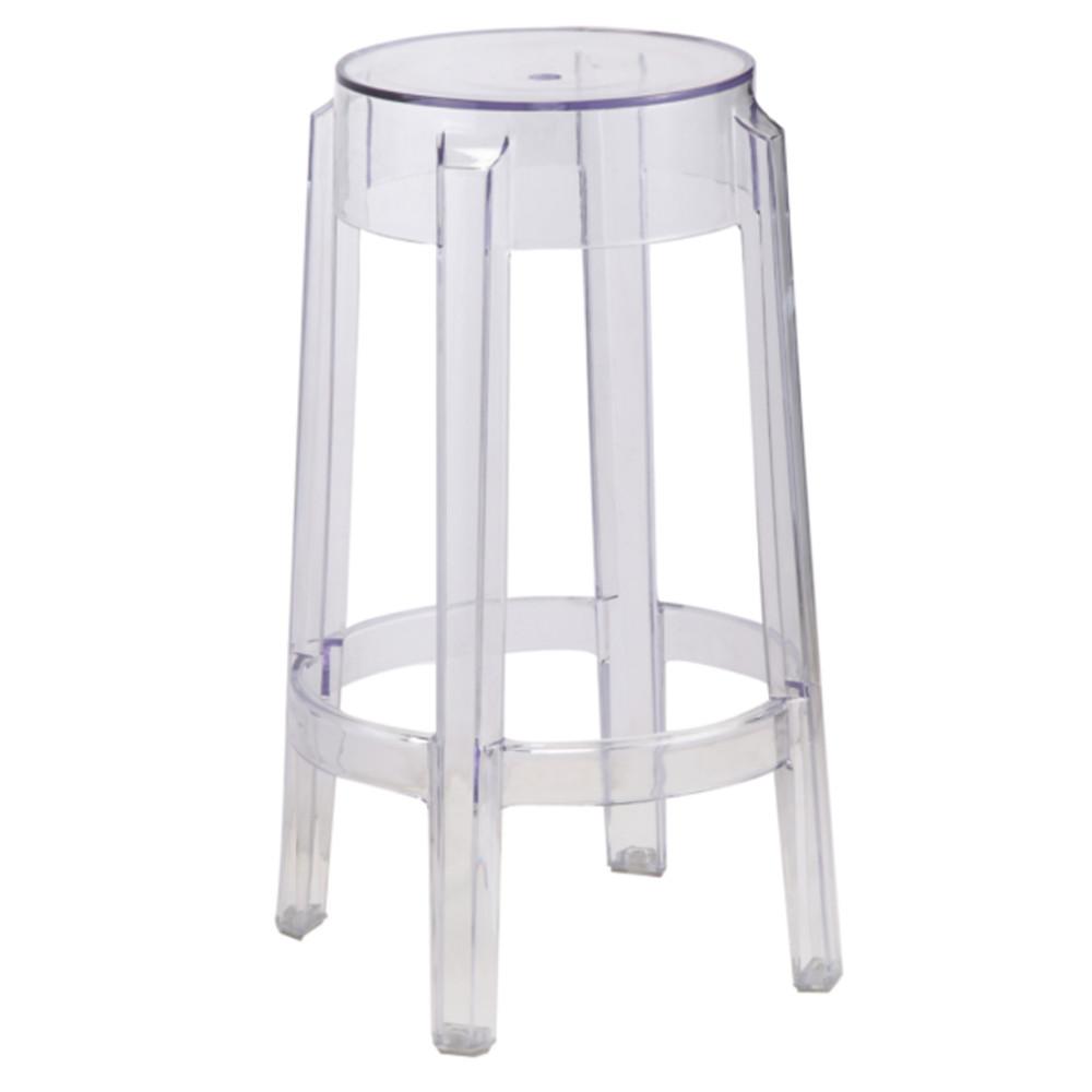 Fine Mod Imports Clear Counter Stool