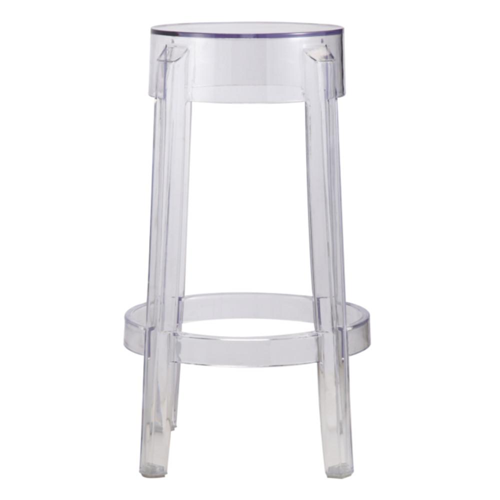 Fine Mod Imports Clear Counter Stool
