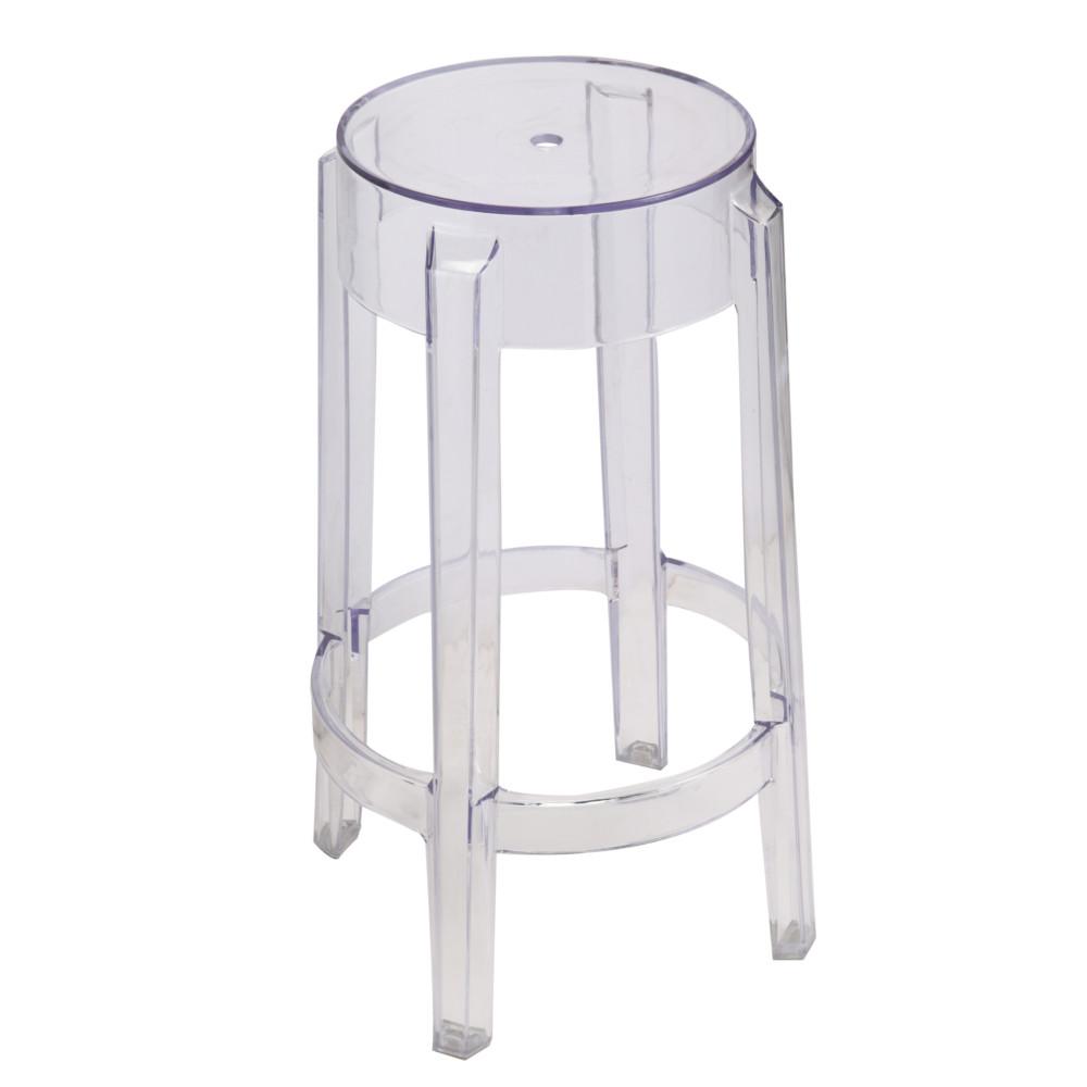 Fine Mod Imports Clear Counter Stool