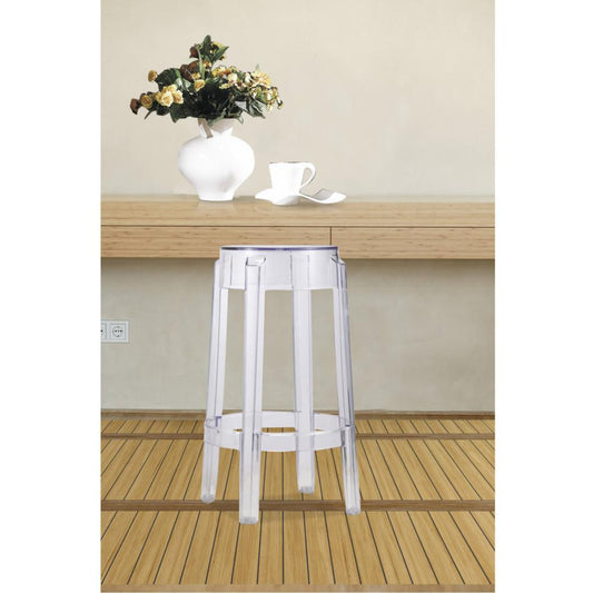 Fine Mod Imports Clear Counter Stool