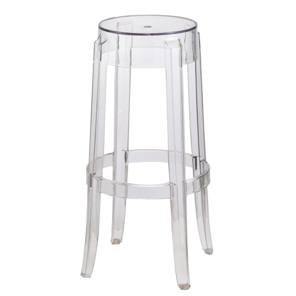 Fine Mod Imports Clear Bar Stool