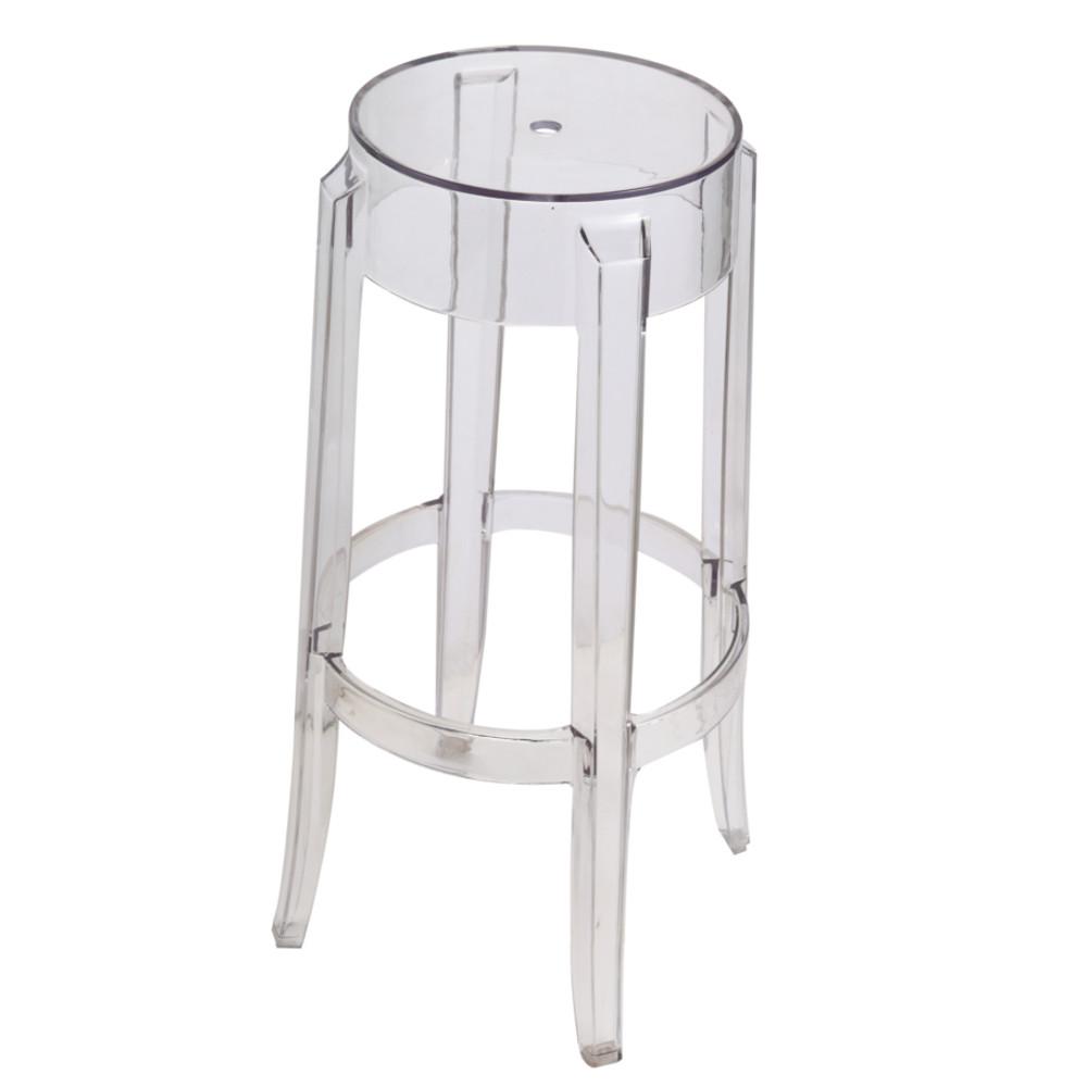 Fine Mod Imports Clear Bar Stool