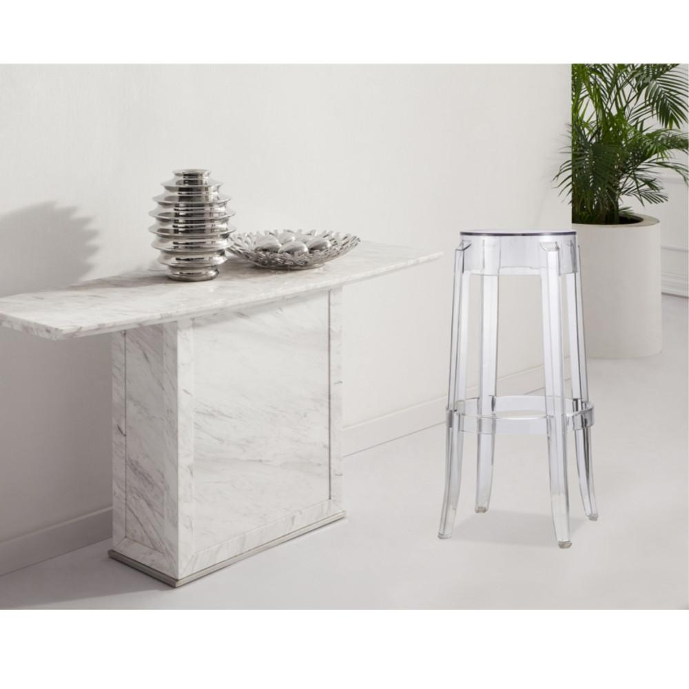 Fine Mod Imports Clear Bar Stool
