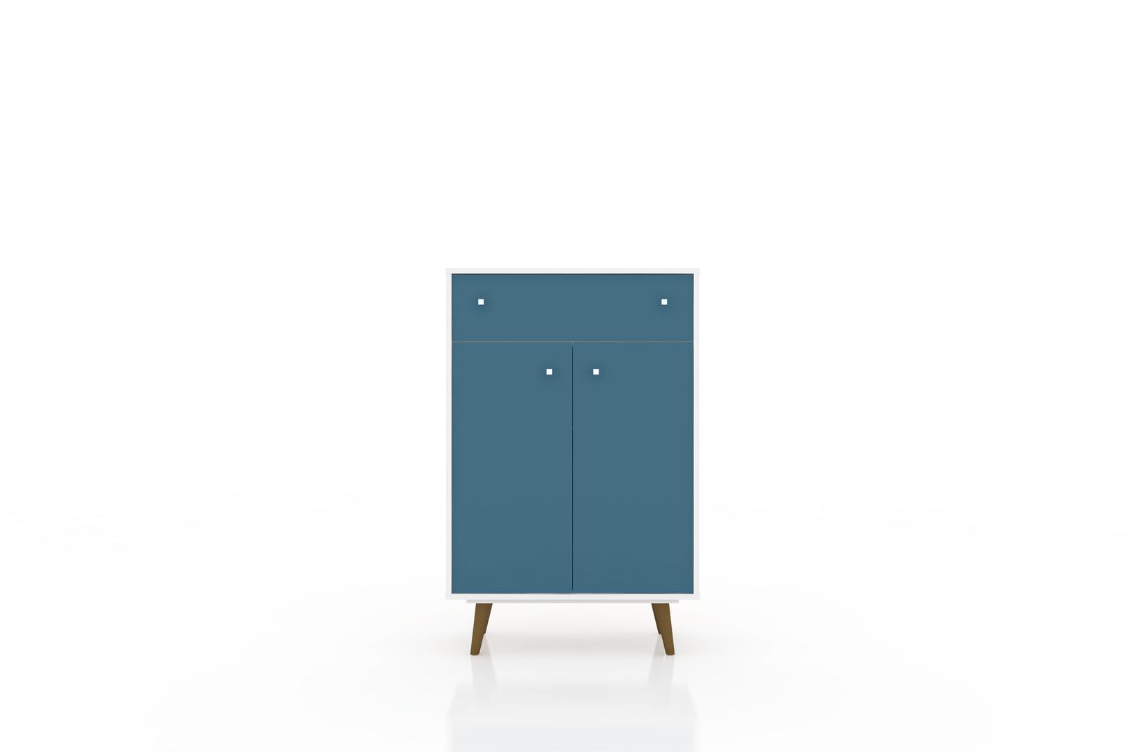 Manhattan Comfort Liberty 1-Drawer 28.07" Storage Cabinet